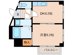 エスポワール姪浜の物件間取画像